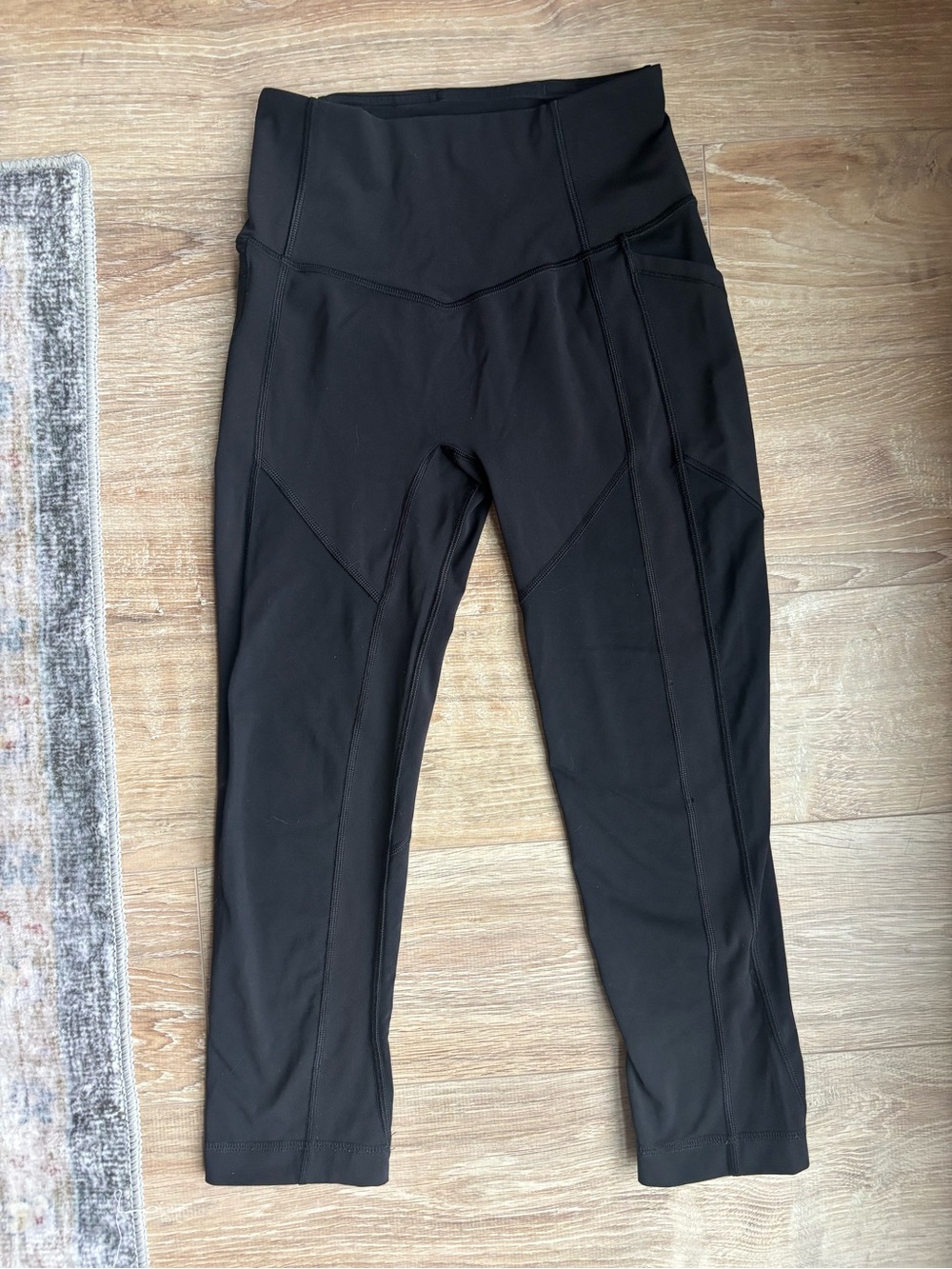lululemon athletica Black High-Rise Pocket Capri Leggings